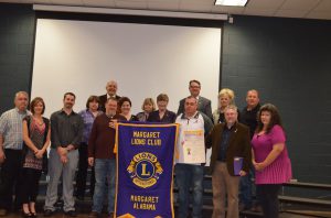 The Margaret Lions Club celebrates their charter. Submitted photo