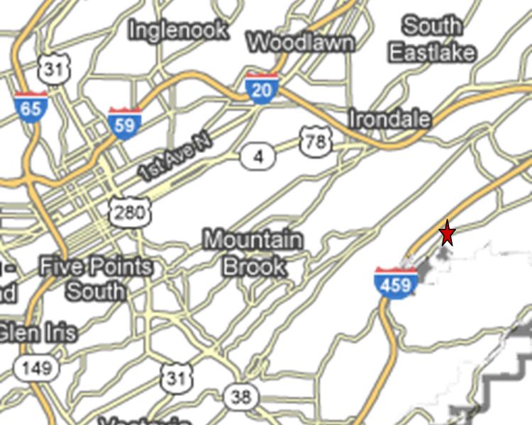 Earthquake hits south of Trussville