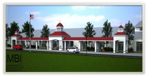 A rendering of the elementary school that will be built in the Magnolia Place area photo courtesy of Trussville City Schools