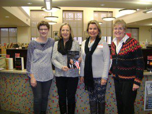 From left are librarian Laura Graves, Sandra Denard, Sara Bridges Noyes and librarian Donna Speegle. submitted photo
