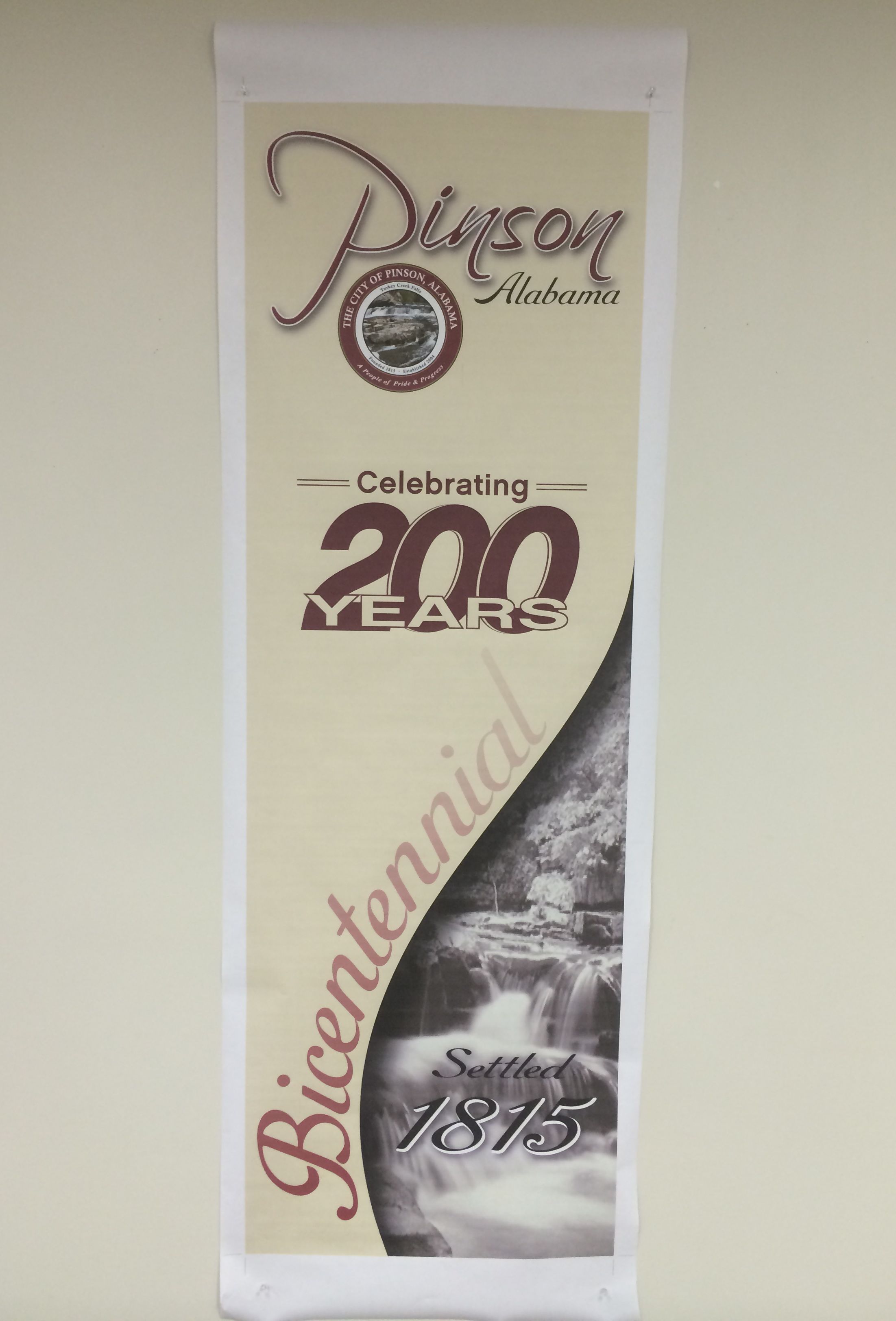 Pinson to order banners celebrating 200 years 