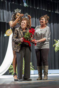 Former Miss Hewitt Vera Bryant is crowned again. photo by Ron Burkett