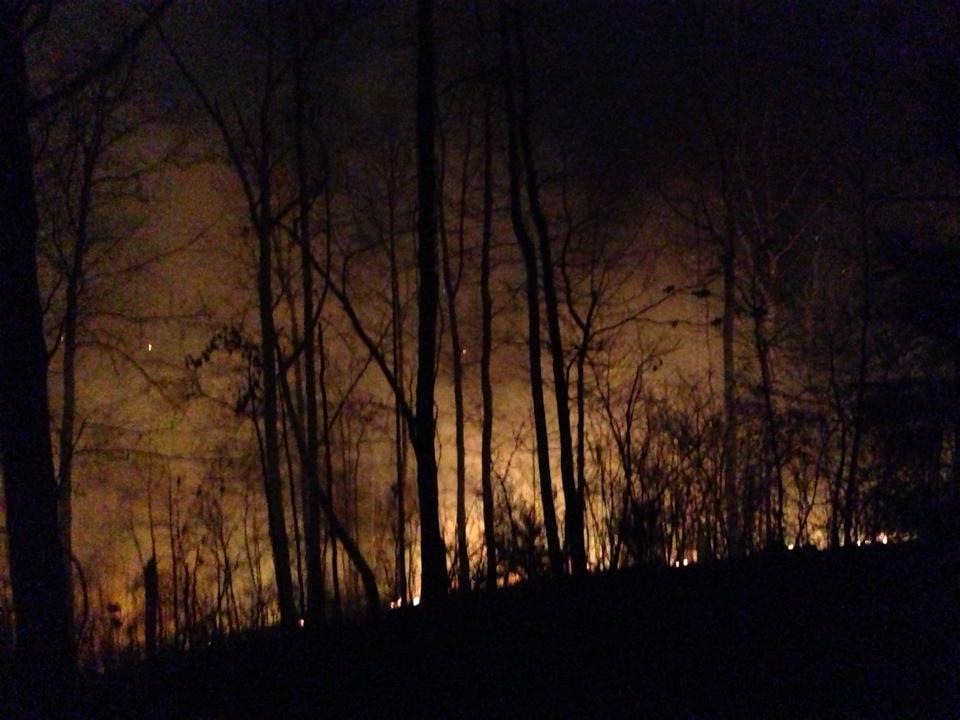 Apparent woods fire in Clay-Pinson area 