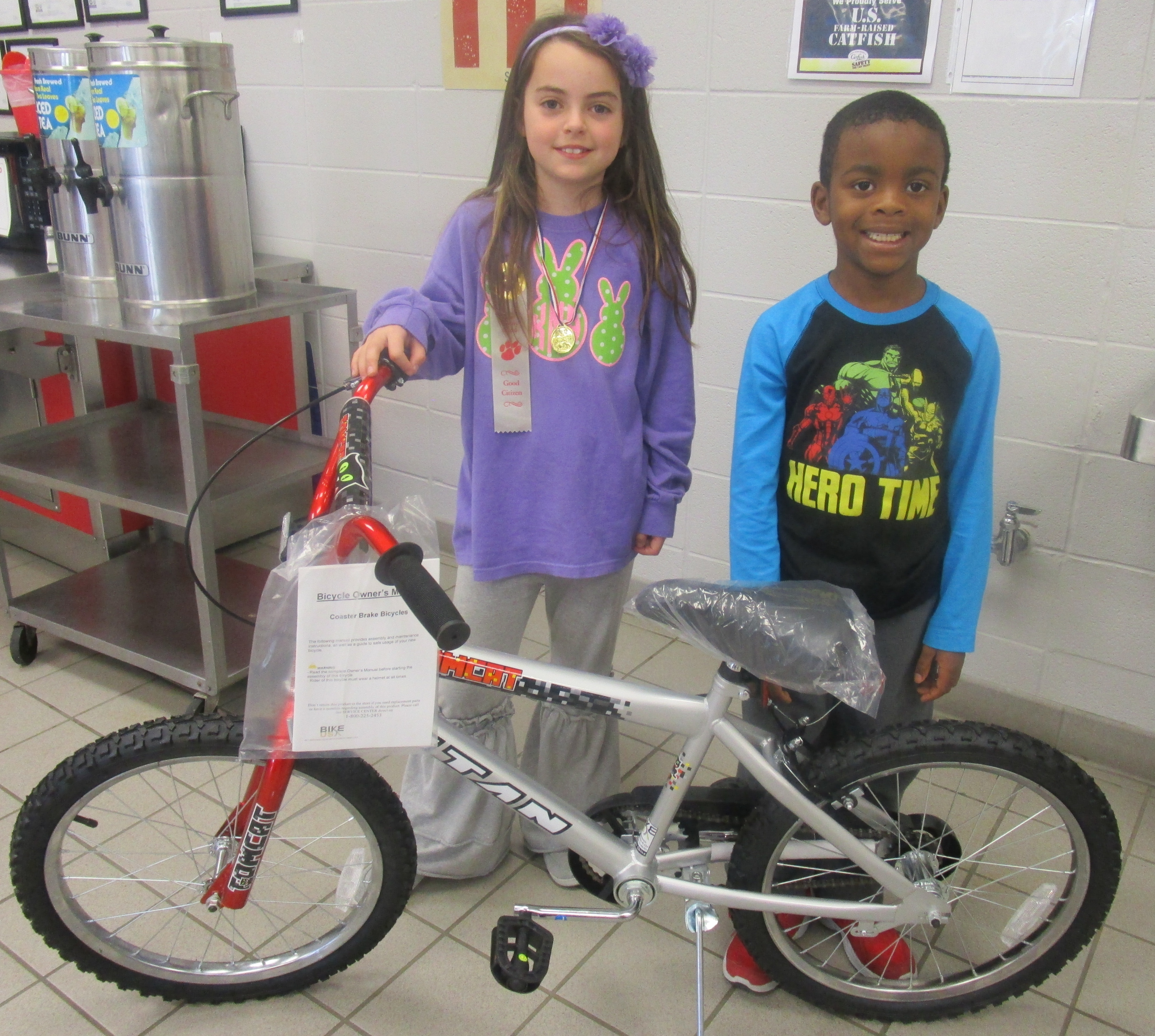 2 from Paine Primary win bicycles 