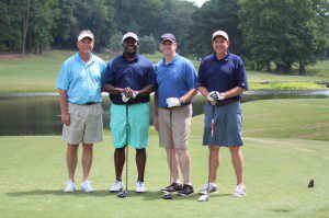The top team from the 2014 Trussville Area Chamber of Commerce Golf Tournament. photo by Dennis Washington