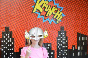 : An unidentified superhero recently joined in the fun at the Superheroes Summer Reading Program kickoff at the Pinson Library. submitted photo