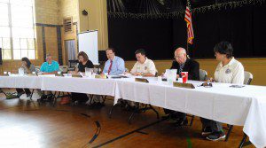 The Pinson city council met at the Palmerdale Community Center on Thursday. Photo by Scott Buttram/ The Trussville Tribune