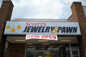 Scott's Jewelry and Pawn, Roebuck. Photo via Facebook