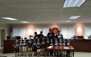 A local baseball team getting recognized for its efforts over the summer months. submitted photo 