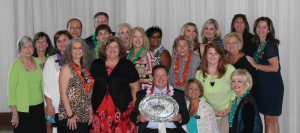 Local realtor Chris Wood  and the Realtysouth Trussville office at the annual Birmingham Board of Realtors luncheon.
