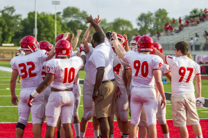 Hewitt-Trussville will lean on coach Wes Murphy’s sturdy defensive front seven this season. Photo by Ron Burkett 