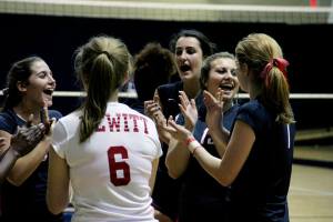 The Hewitt-Trussville volleyball team put an end to its season on Monday night in the Area 6 tournament. Photo by Erik Harris