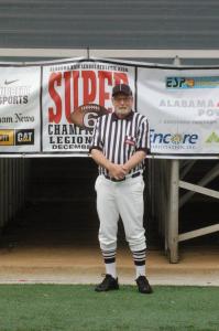 My dad, Chuck, was the 25-second clock operator for the AHSAA Super 6. Photo courtesy AHSAA