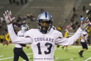Clay-Chalkville wideout T.J. Simmons. photo by Ron Burkett