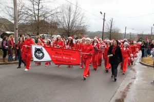 The Hewitt-Trussville Band is always a crowd favorite during the annual Christmas parade. Photo courtesy of TACC