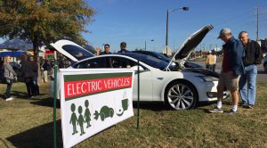 Electric vehicles are shown at a weekend event in Hoover. Submitted photo