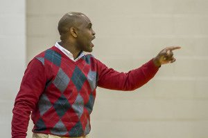 Hewitt-Trussville interim head coach Marcus Thomas. Photo by Ron Burkett 