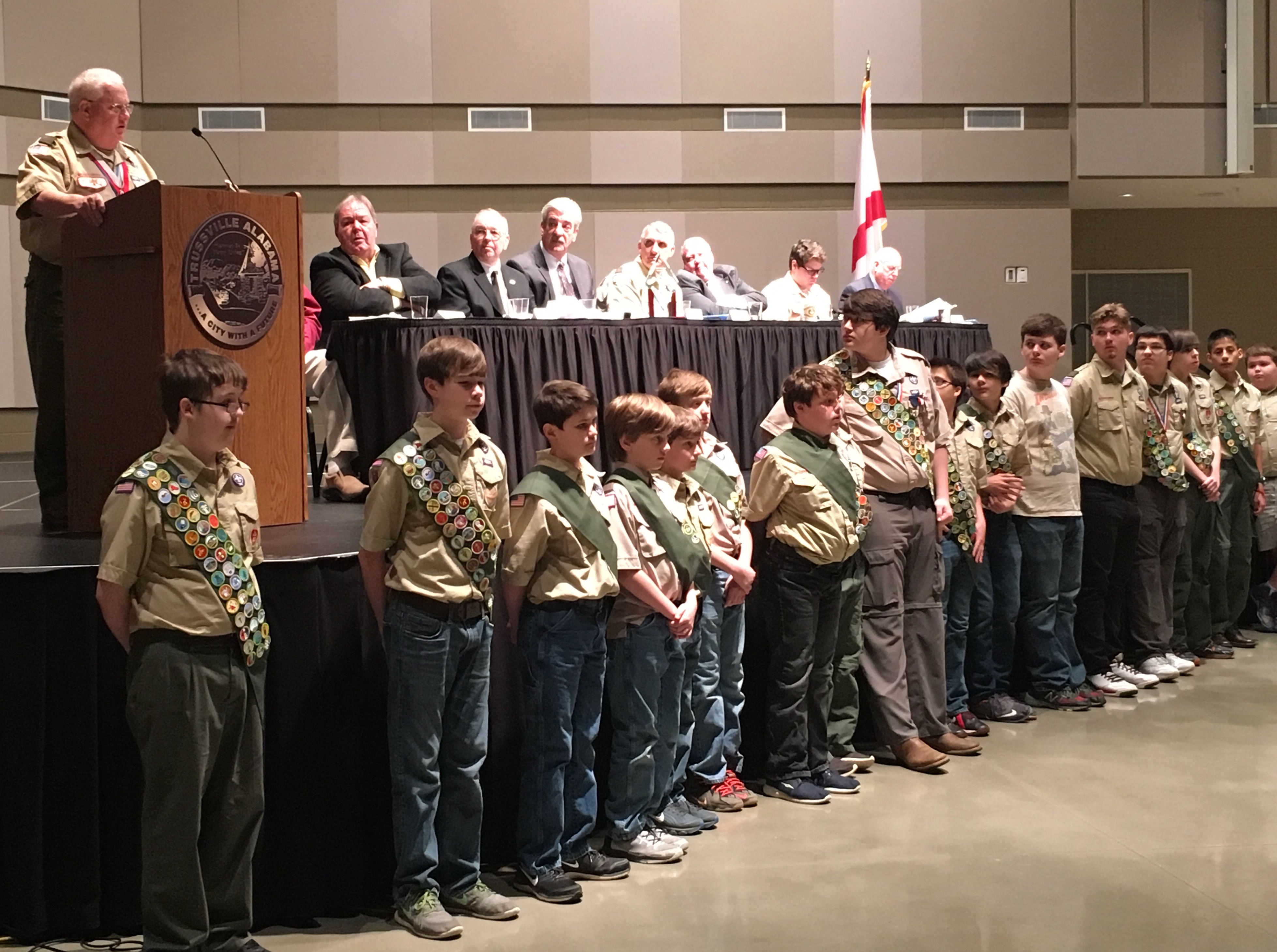 Pinson Boy Scout Troop 14, second oldest in the country, recognized at mayor’s breakfast