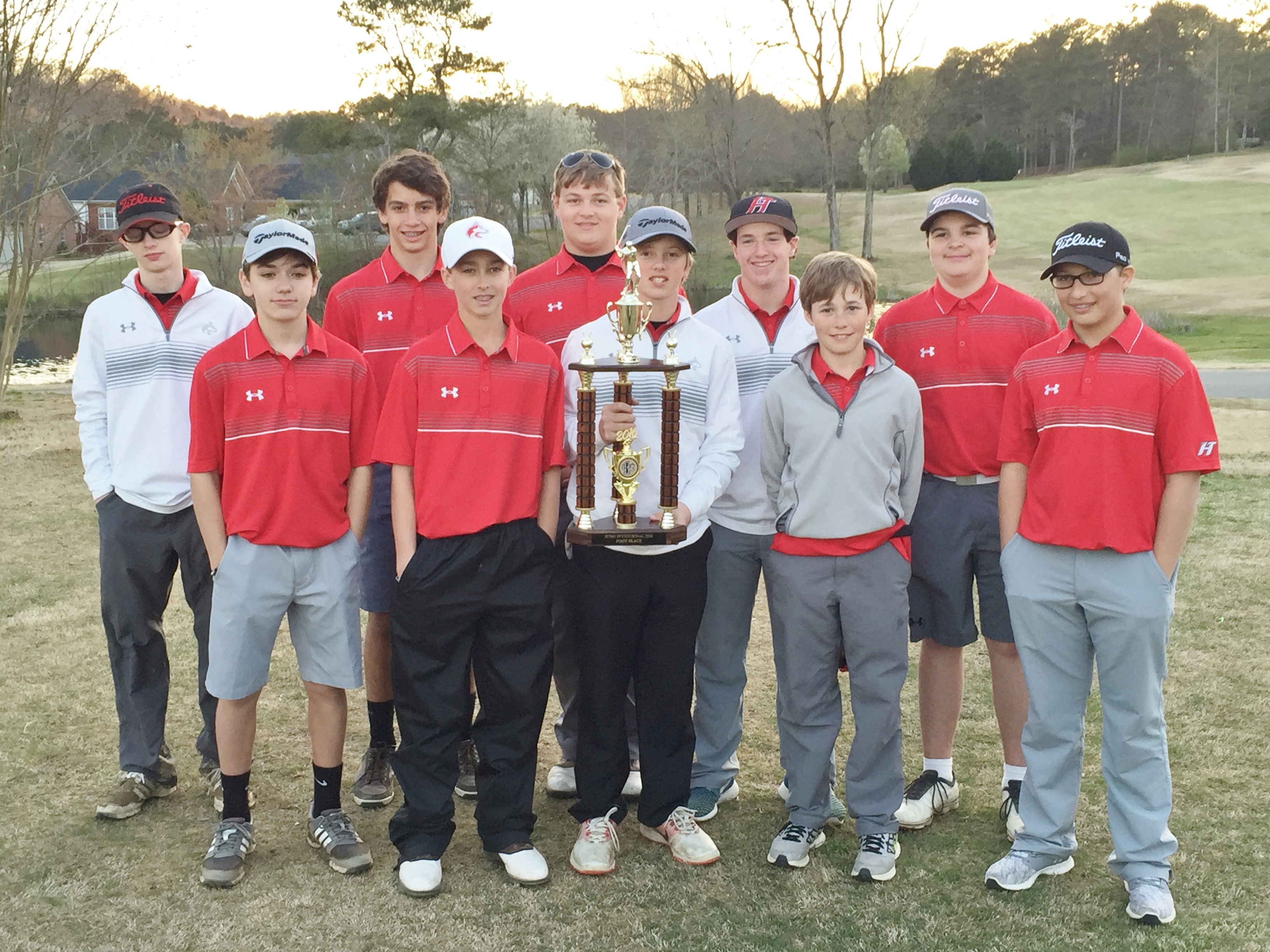 Cole Davidson wins middle school golf tournament