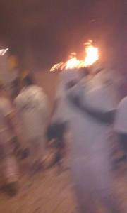 Riot underway at Holman Prison in Atmore, Alabama. Photo via Facebook