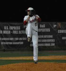 Hewitt-Trussville's Cameron Furr threw six strong innings on Thursday. Photo by Kyle Parmley