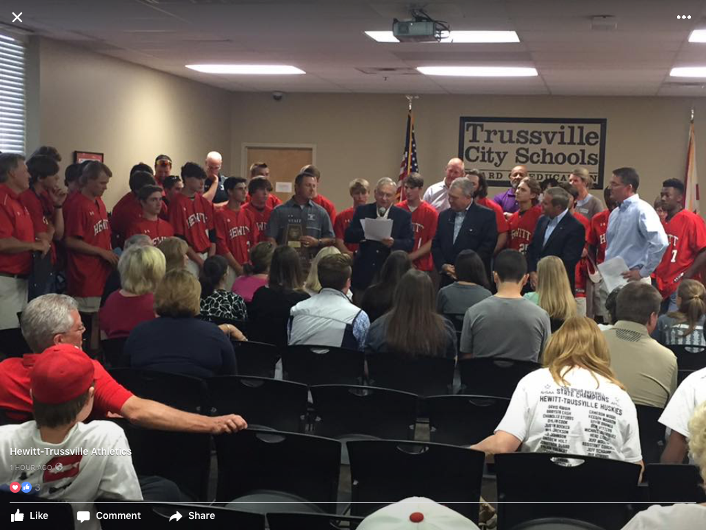 HTHS students recognized by Trussville Board of Education