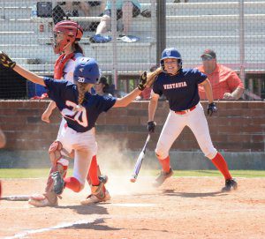 The Lady Huskies fell to the Lady Rebels in Saturday's softball playoff. (Kyle Parmley)