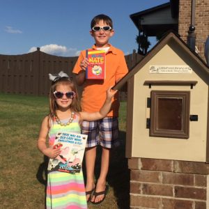 The Landry Little Free Library is located at 6189 Clubhouse Way. 