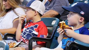 Children with nut allergies (and their parents) were able to enjoy Barons baseball worry free Wednesday night for the Birmingham Barons Peanut-Free Night. (Molly Vines/Alabama NewsCenter) 