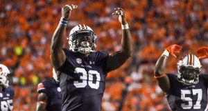 Tre' Williams and the Auburn defense will be looking for more after the season-opener.  Photo via AuburnTigers.com