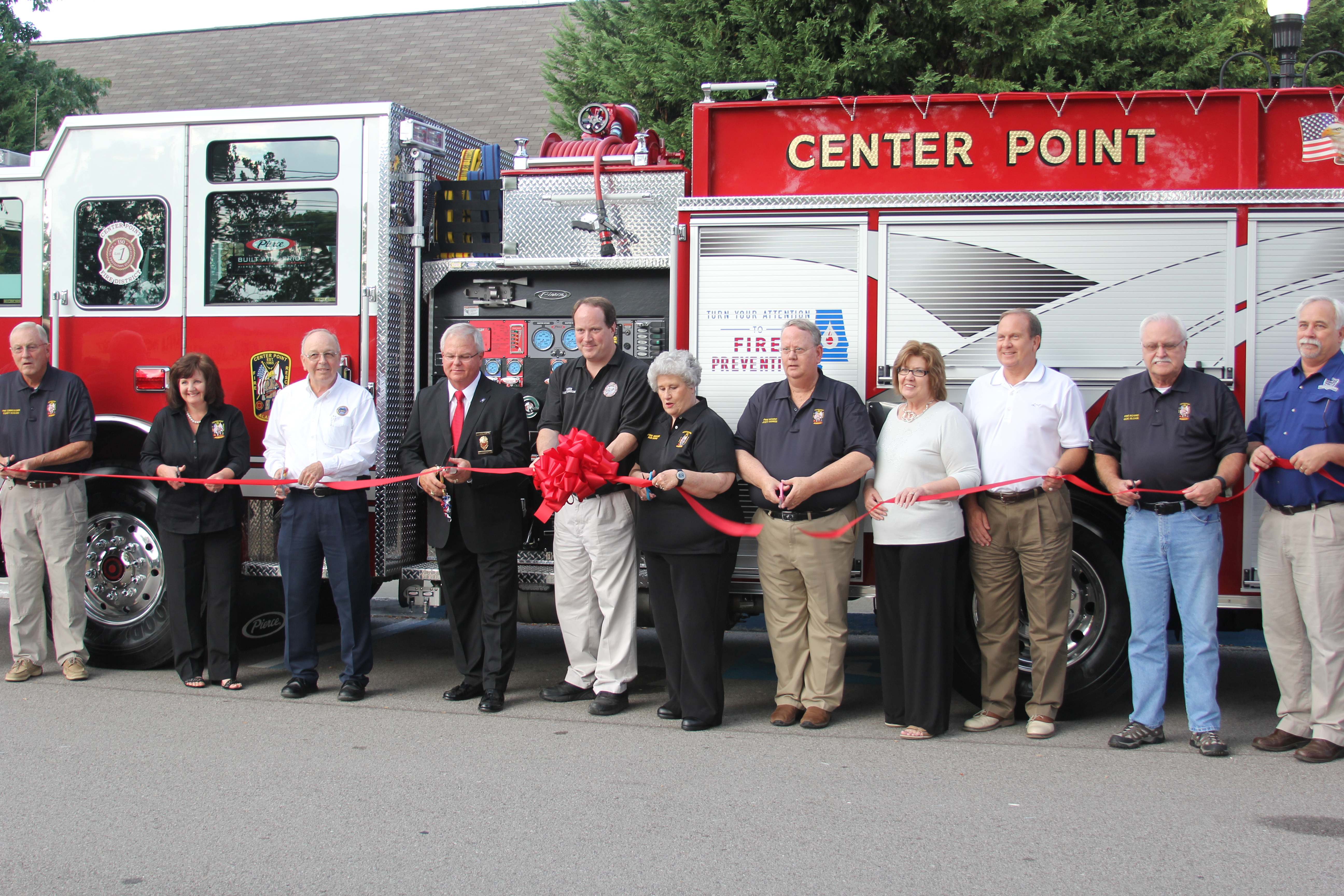 CPFD dedicates new truck, pins five firefighters during monthly meeting 