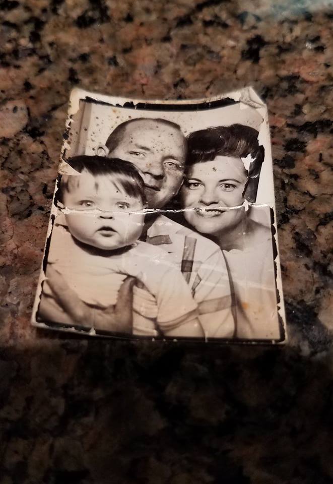 Family photo left behind during voting