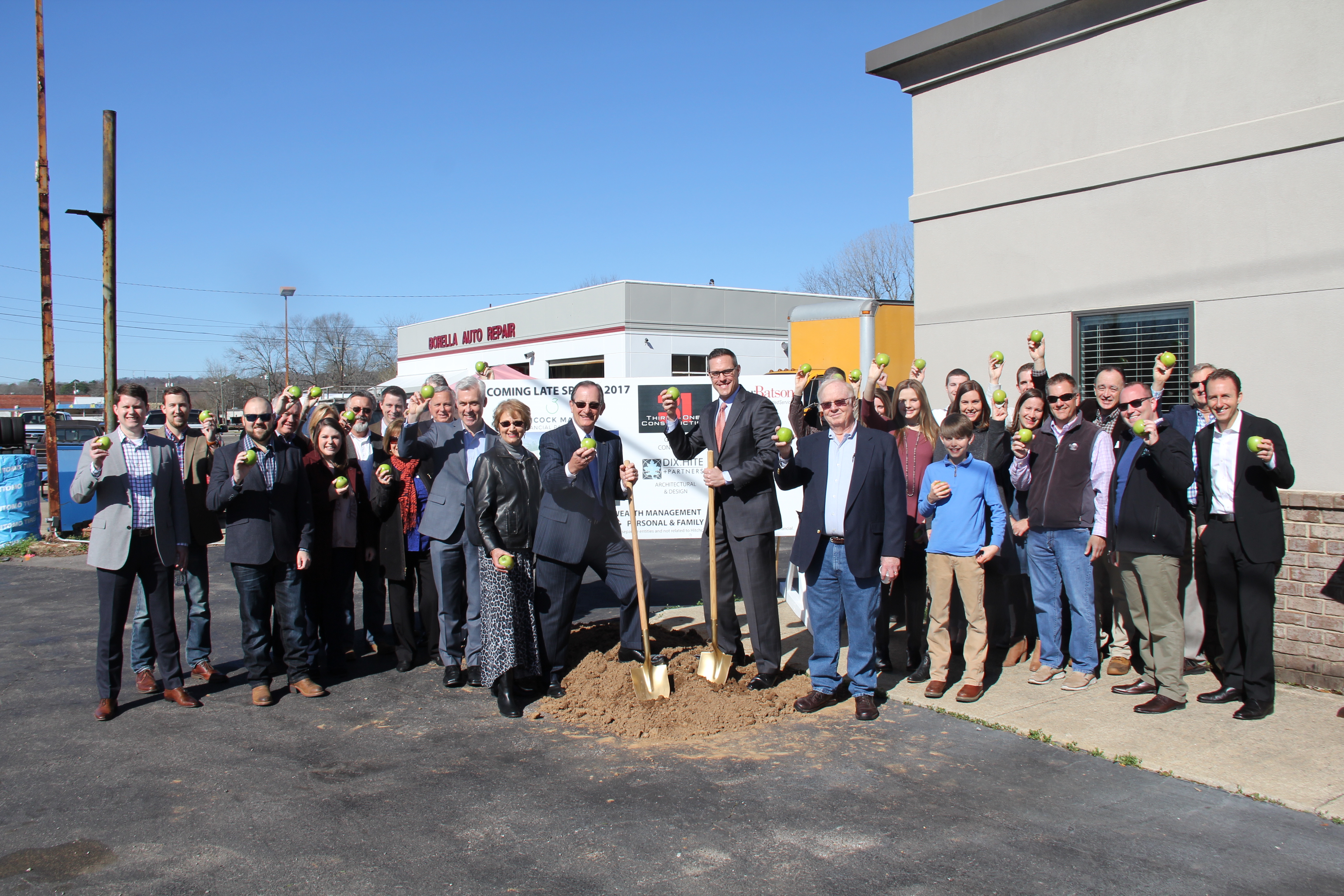 Hitchcock-Maddox breaks ground on addition to their building in downtown Trussville
