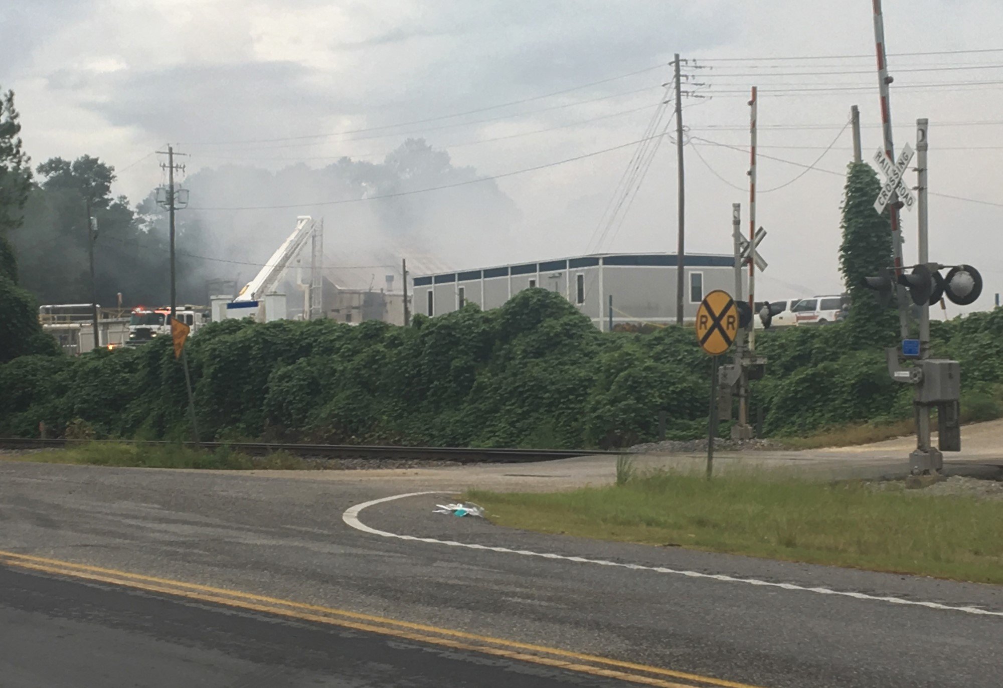 Fire broke out Saturday morning at chemical plant in Escambia County