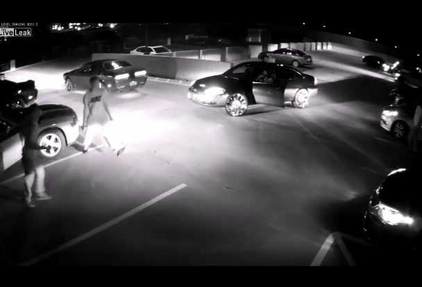VIDEO: More than 100 shots fired during fight in Tuscaloosa parking deck