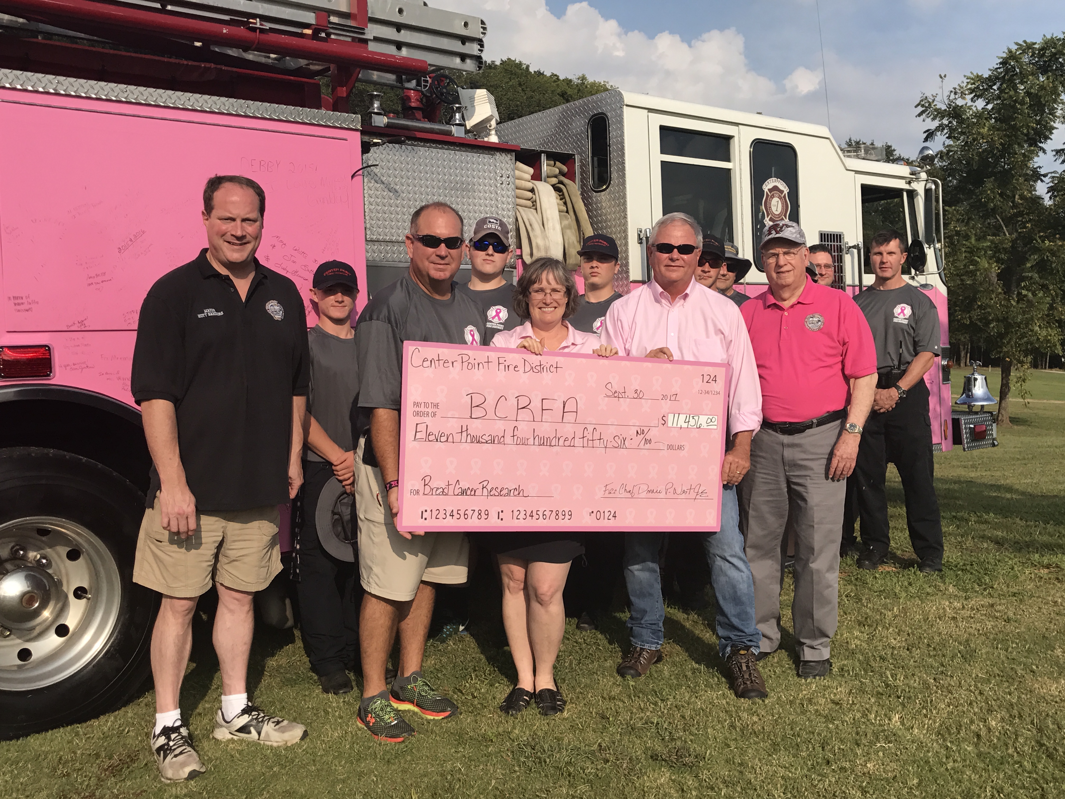 PINSON IN PINK: City, Center Point Fire District, kicks off Breast Cancer Awareness Month