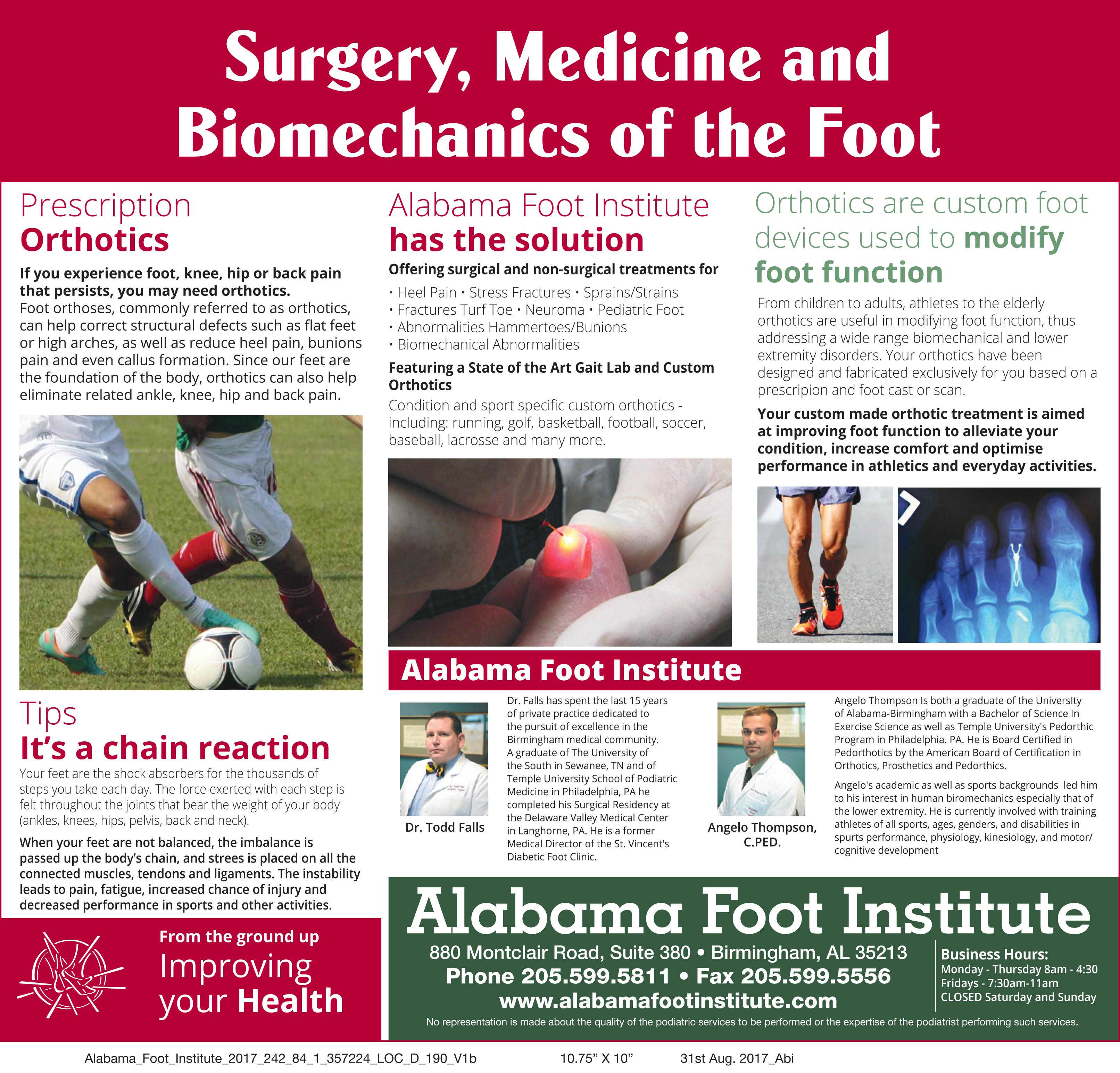 Q&A: Alabama Foot Institute has the answers
