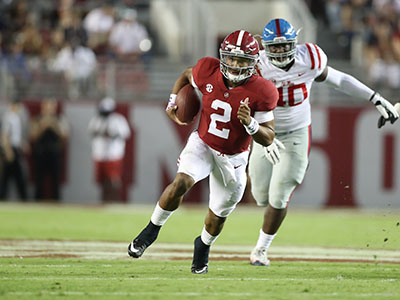 ROUT 66: 'Bama rides over Ole Miss, tying a school record for points score in a game