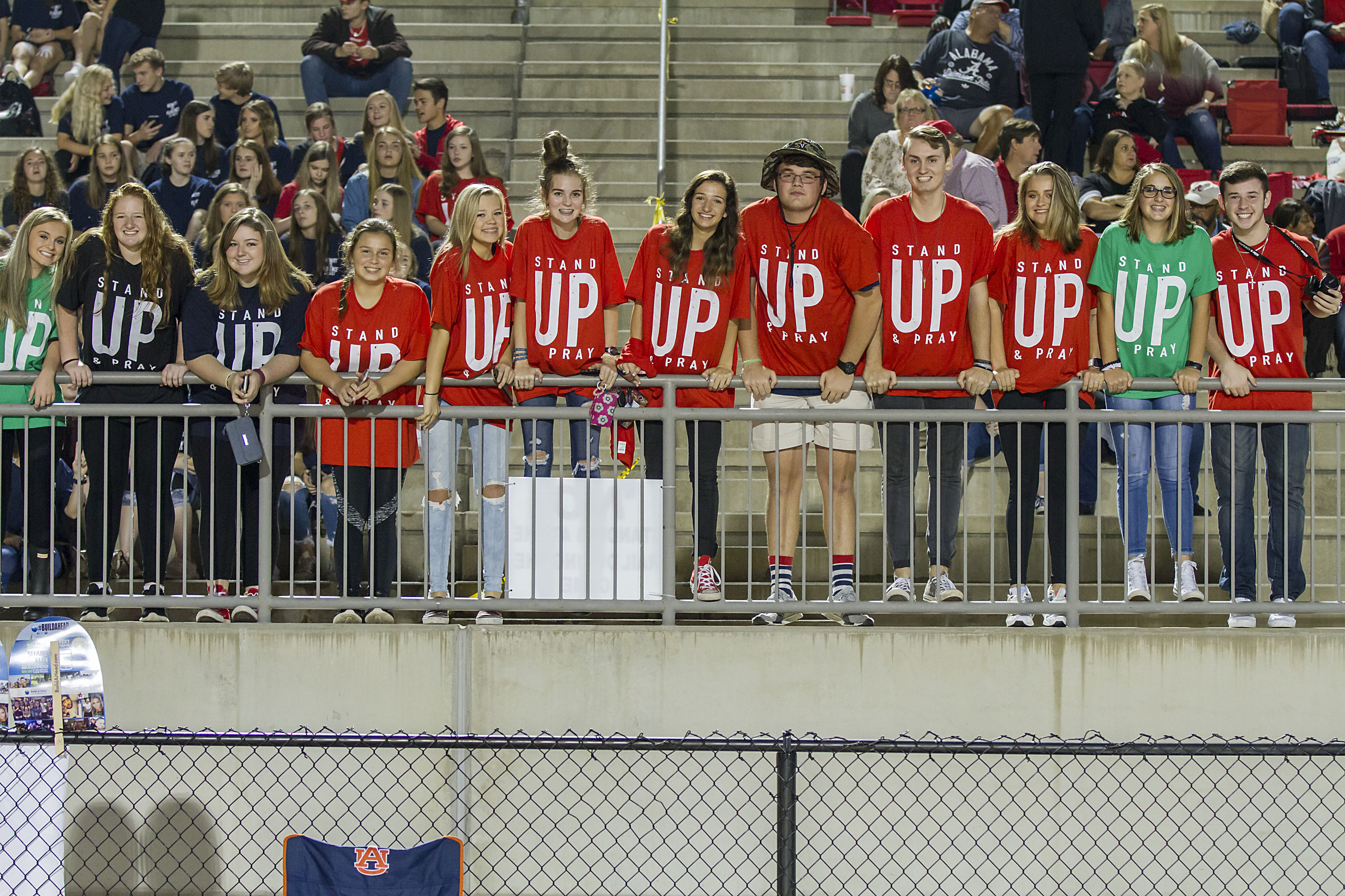 VIDEO: Hewitt-Trussville students recite the Lord's Prayer at football game
