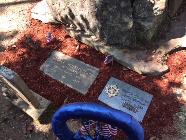 Local DAR chapter places grave marker for Revolutionary War soldier