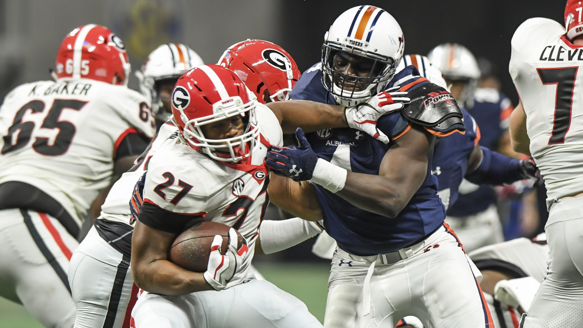 Georgia tops Auburn in SEC Championship