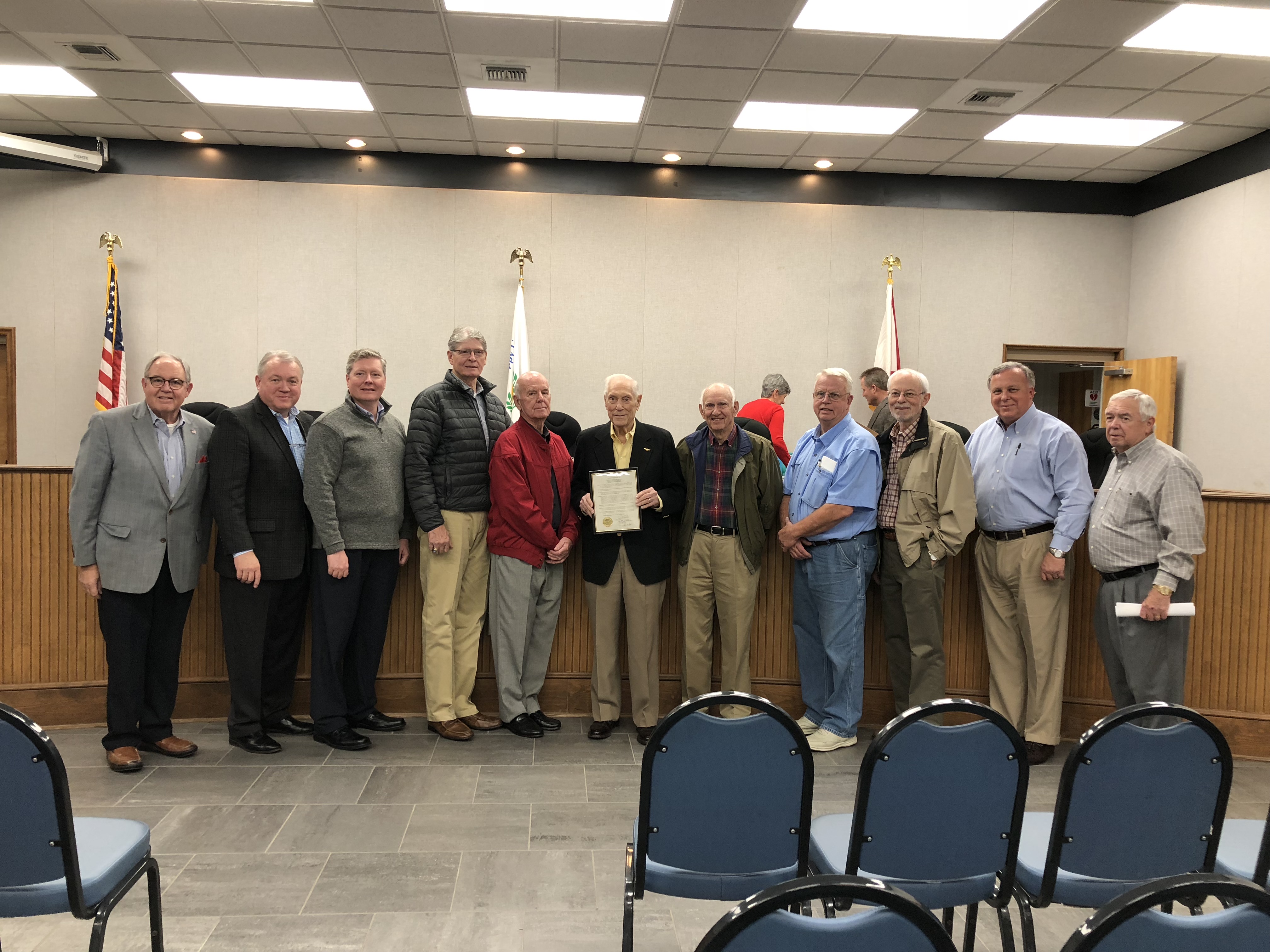 Trussville council recognizes longtime citizen for service to community