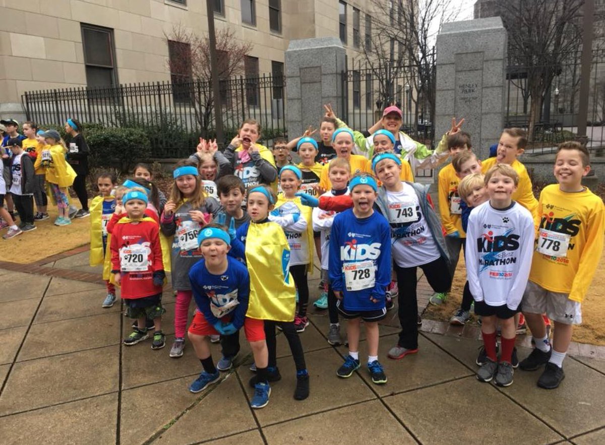 Local students from Pinson, Trussville participate in Kids Mercedes Marathon