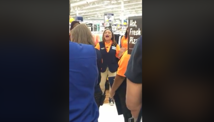 VIDEO: Trussville Walmart associates' national anthem rendition was a shopper stopper