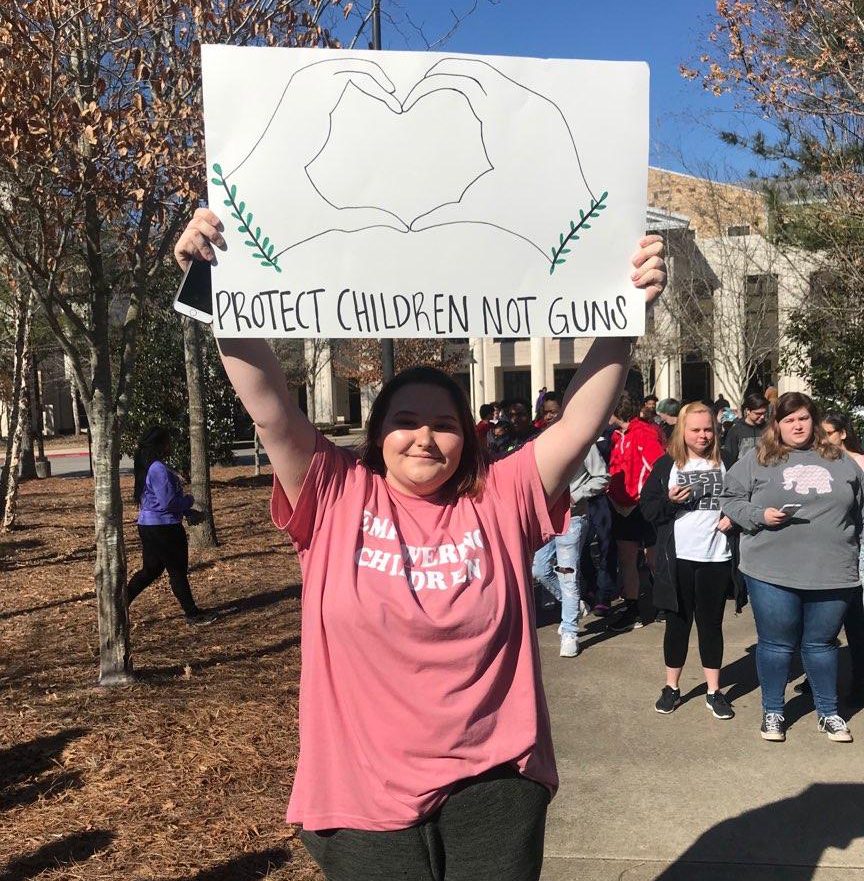 National School Walkout draws students from schools in Clay, Trussville