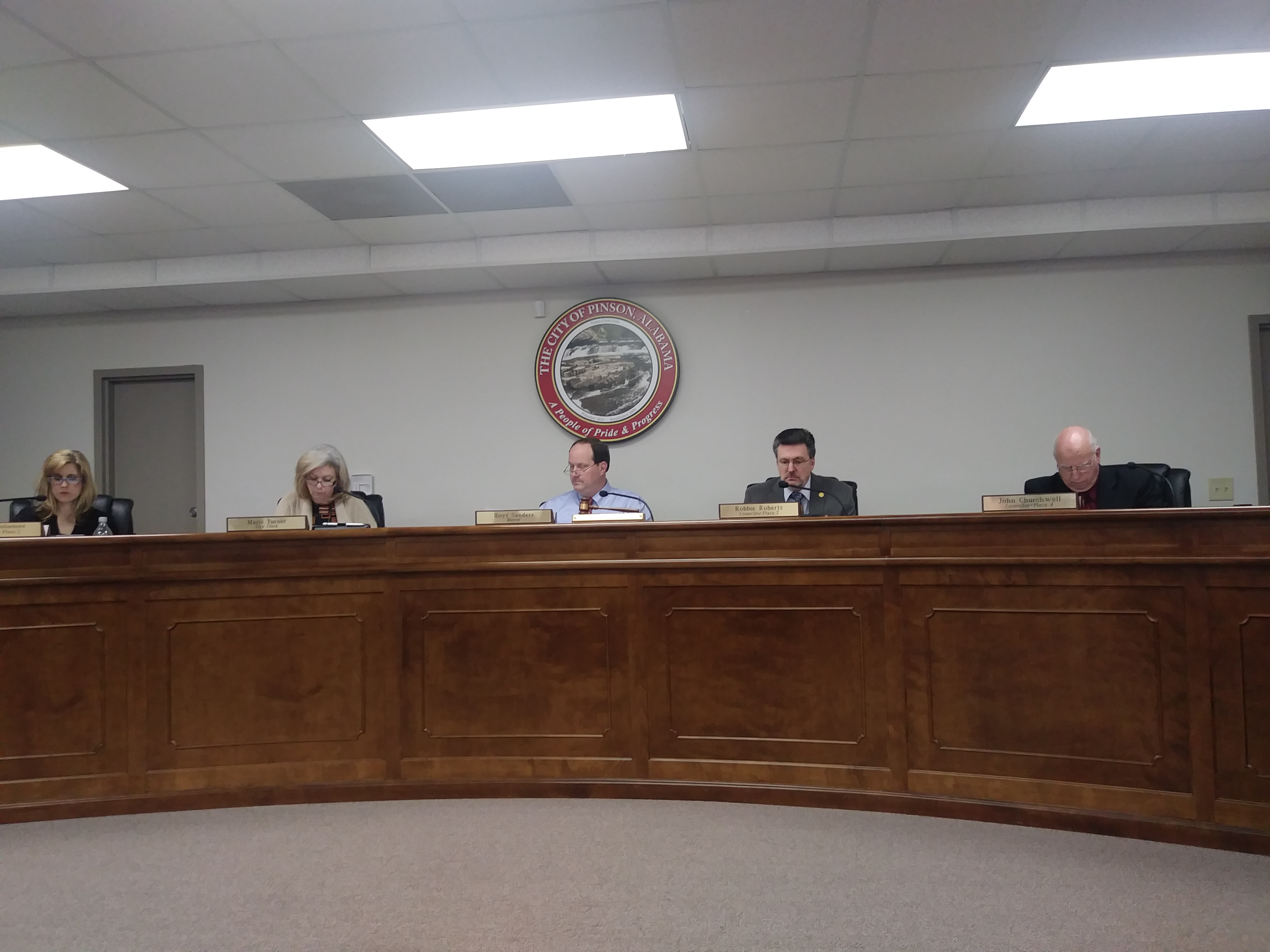 Sheriff Mark Pettway addresses Pinson City Council