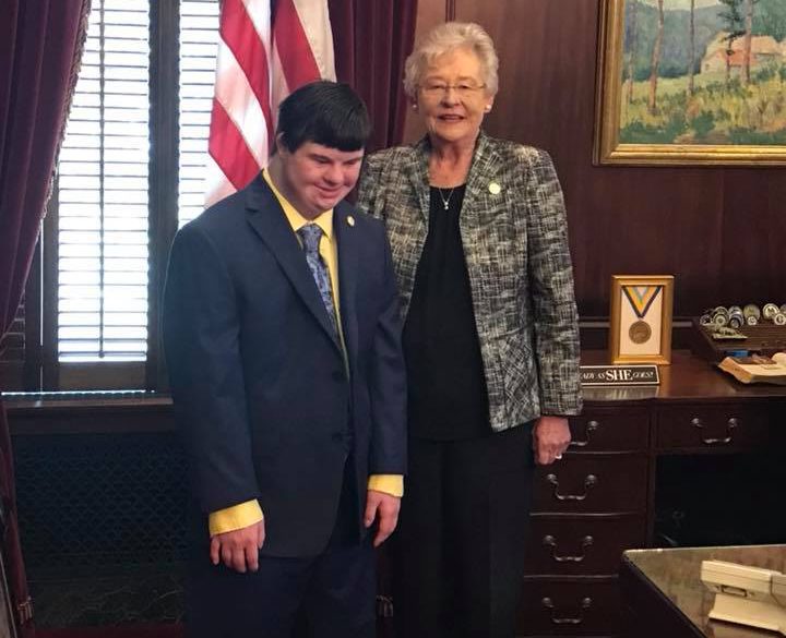 Trussville's Joseph Garrett is the first special needs House page in Alabama history