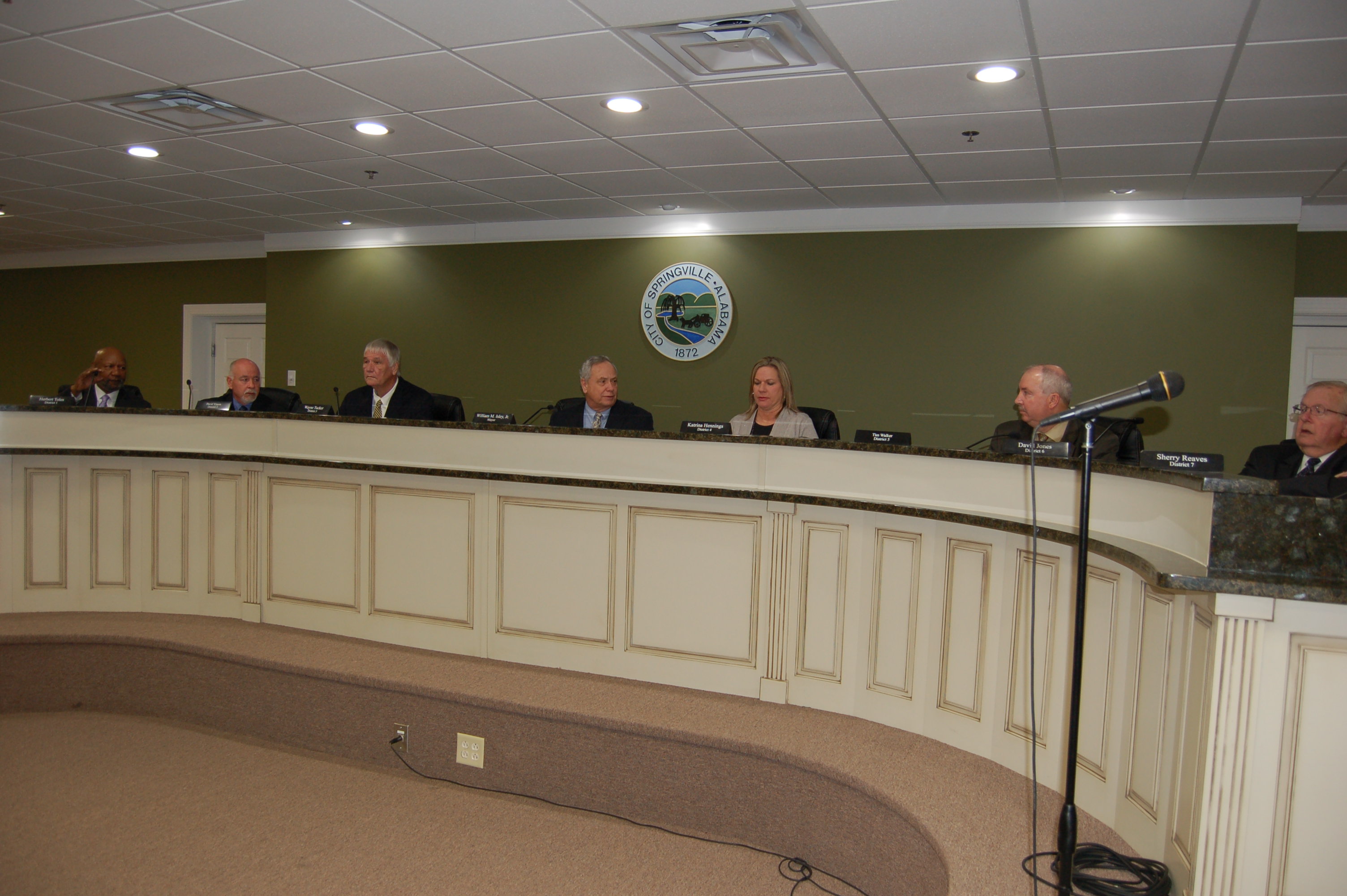 Springville Council's agenda for work session on Wednesday
