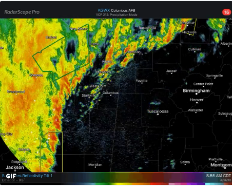 UPDATED with new weather graphics: Jefferson, Blount counties under tornado and flood watch