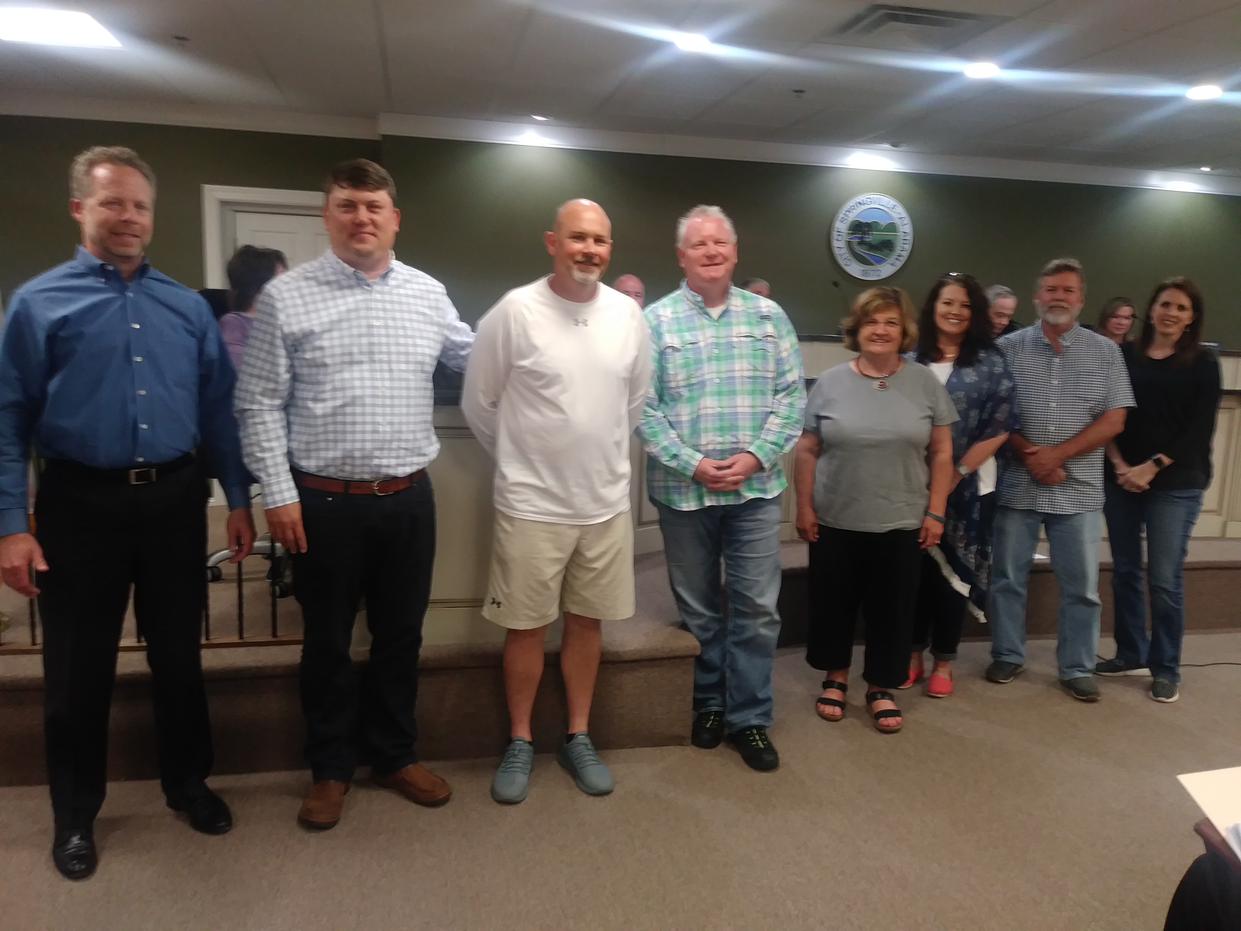 Ennis, Martin, Wingate elected officers of Springville's first park and recreation board
